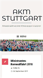 Mobile Screenshot of akm-stuttgart.de