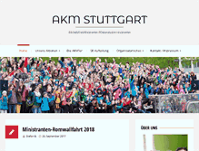 Tablet Screenshot of akm-stuttgart.de